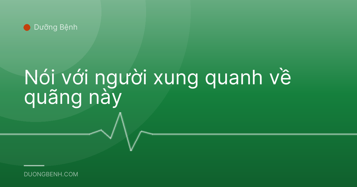 Nói với người xung quanh về quãng này